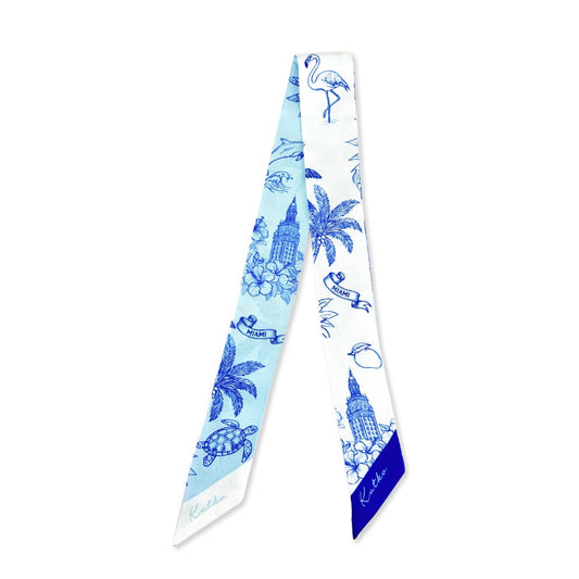 Azure Miami twilly