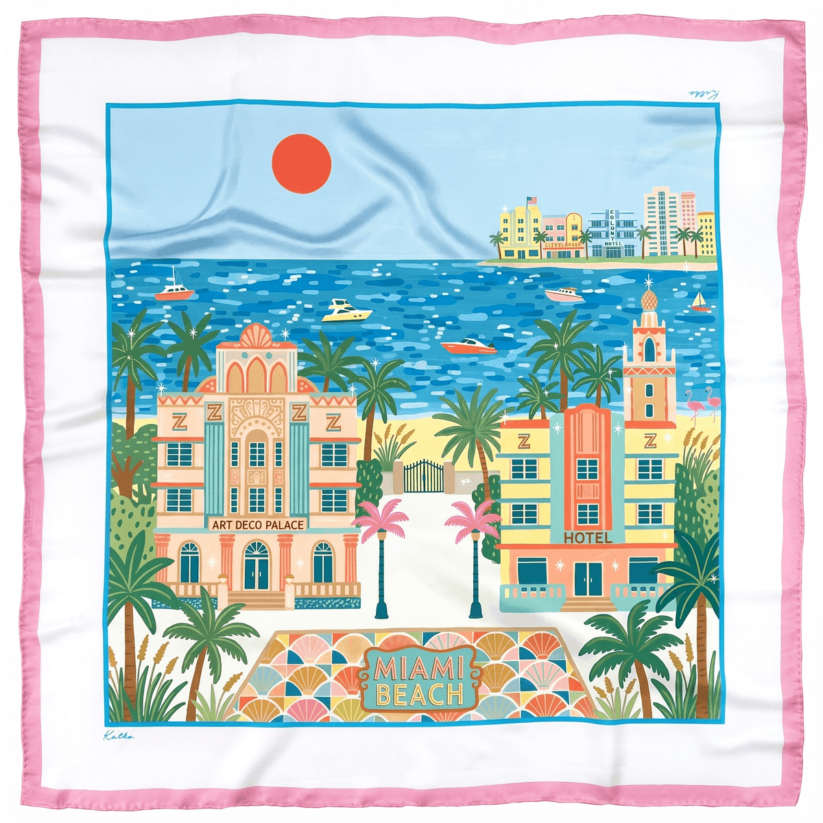 Miami Sunny Day Scarf