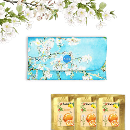 Almond Blossom Tea Clutch