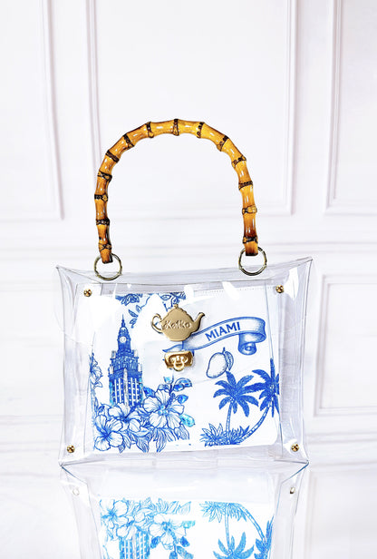Azure Miami Bamboo Bag