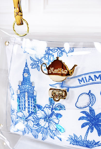Azure Miami Bamboo Bag