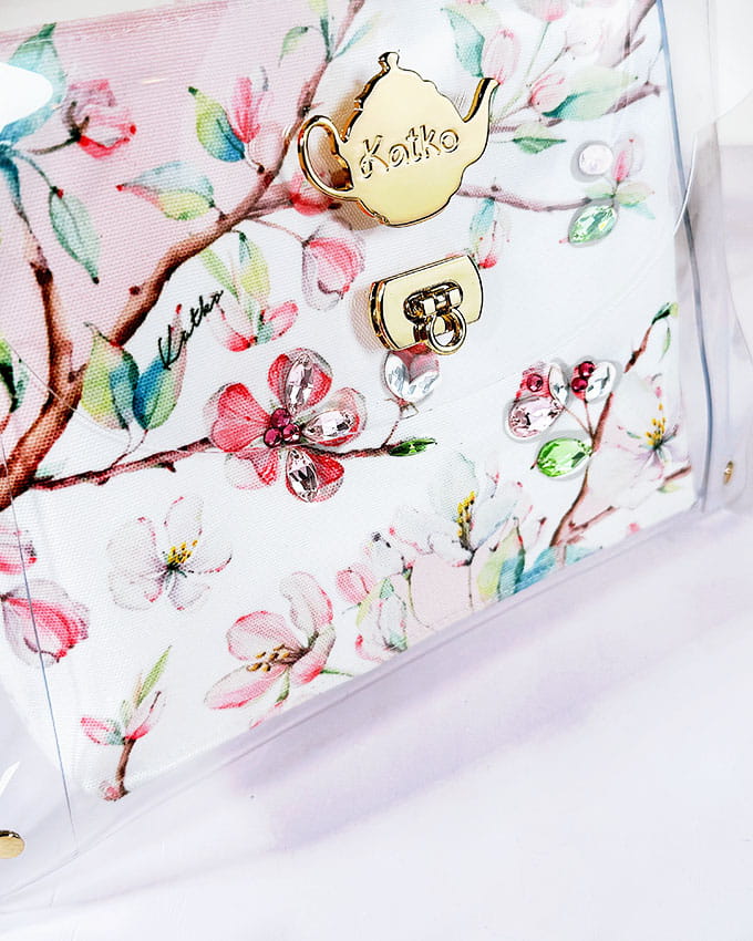 Cherry Blossom Bamboo Bag