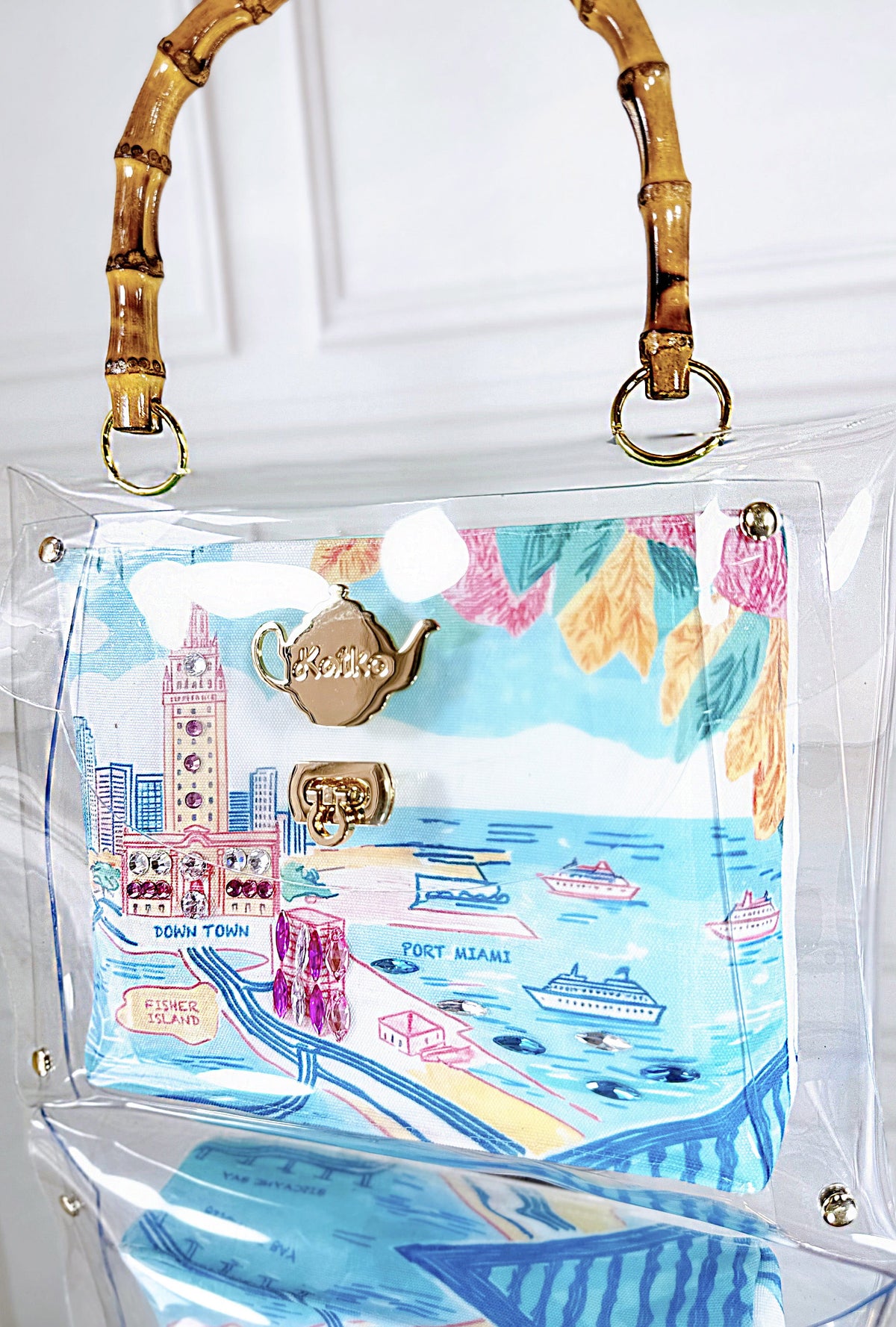 Downtown Miami Bamboo Bag