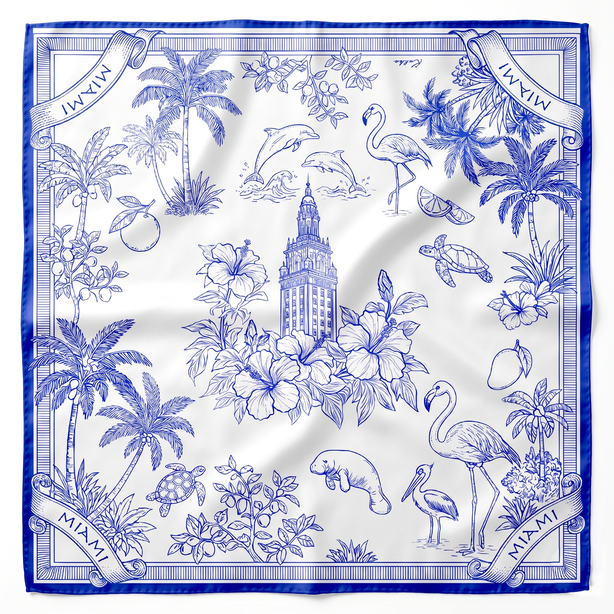 Azure Miami Scarf