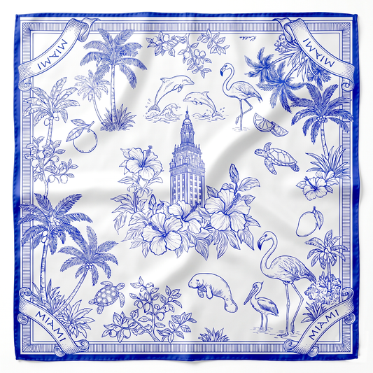 Azure Miami Scarf