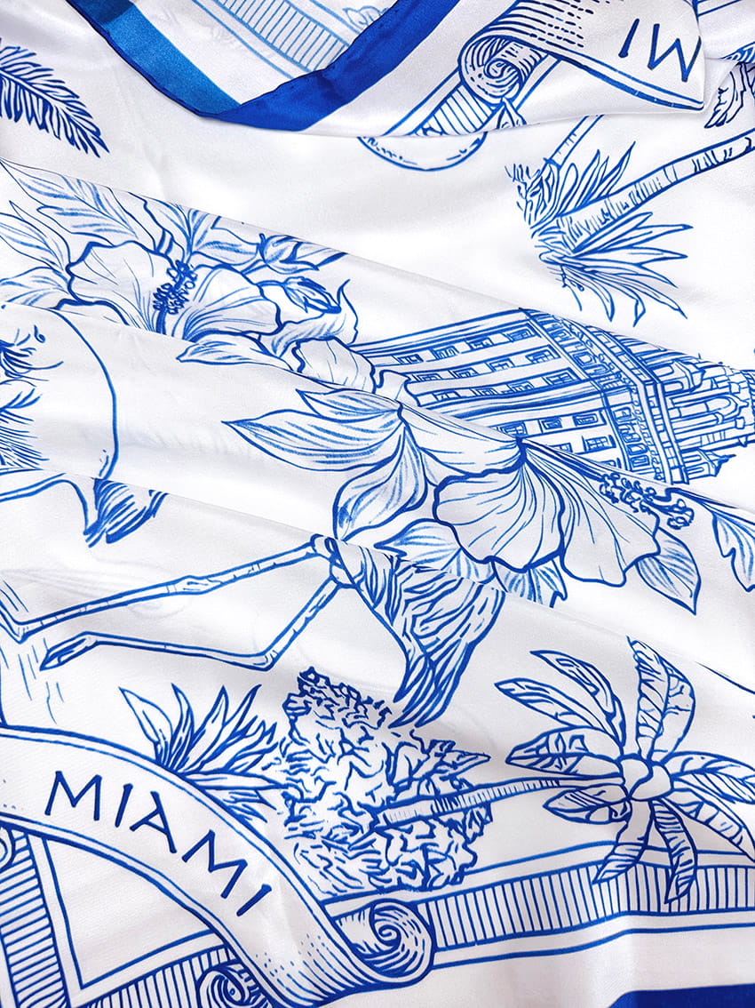 Azure Miami Scarf
