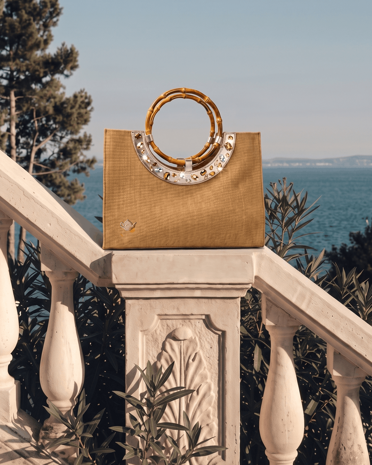 Crystal Tote - Champagne