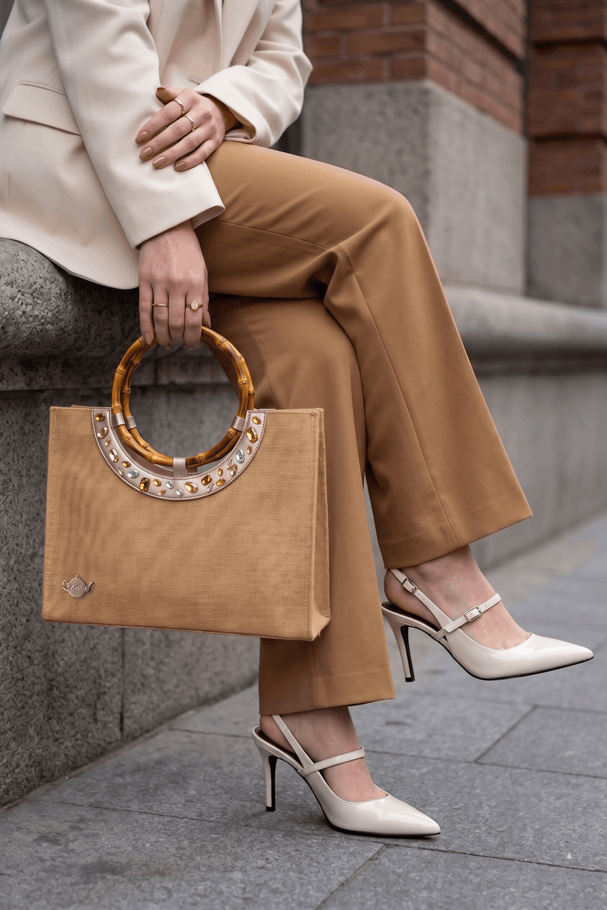Crystal Tote - Champagne