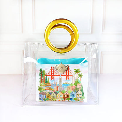 San Francisco- Lacquer Bag