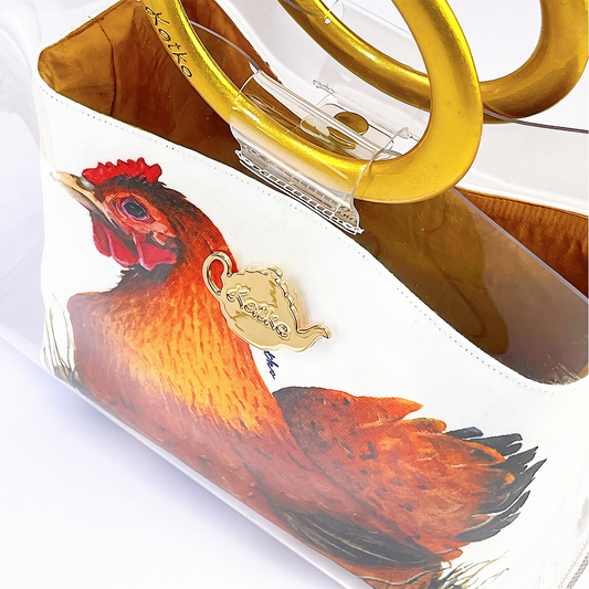 The Gilded Rooster - Lacquer Bag