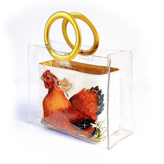 The Gilded Rooster - Lacquer Bag