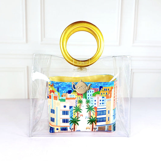 Miami Sunny Day- Lacquer Bag
