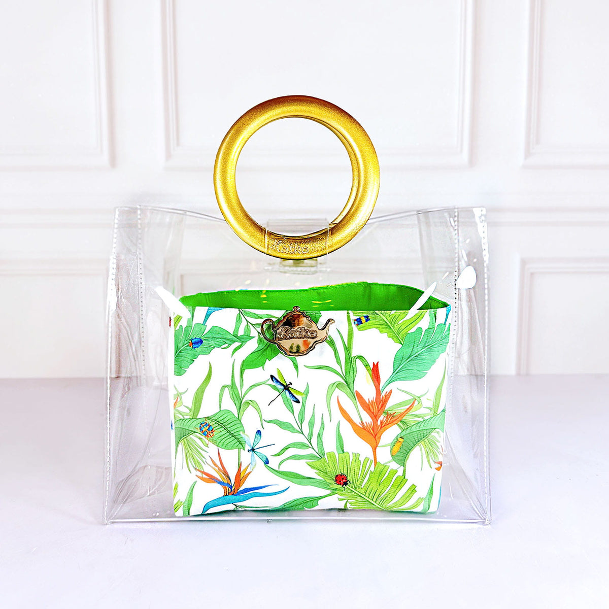 Wild Tropical Miami- Lacquer Bag