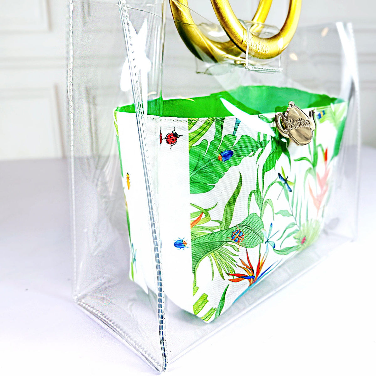 Wild Tropical Miami- Lacquer Bag