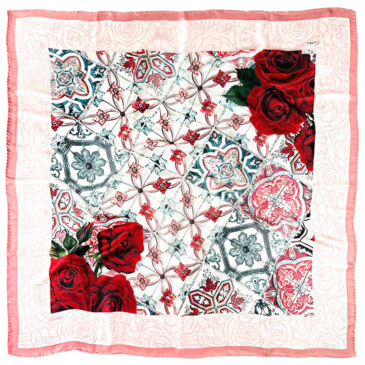 Morocco Silk Scarf 92cm