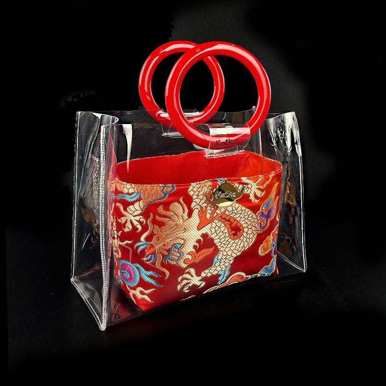 Red Moon - RED Lacquer Bag