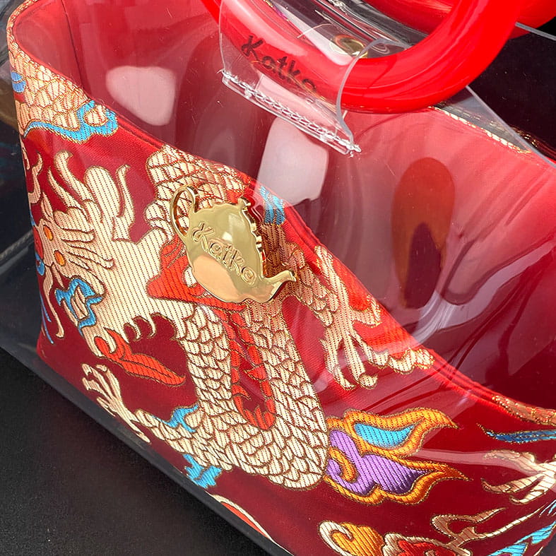 Red Moon - RED Lacquer Bag
