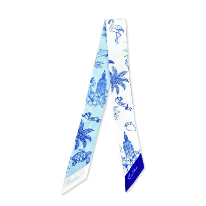 Azure Miami twilly